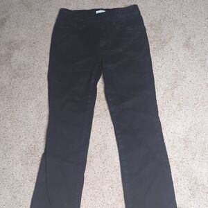 Good American Coated (Never Fade) Black Skinny Jeans Size 8/29